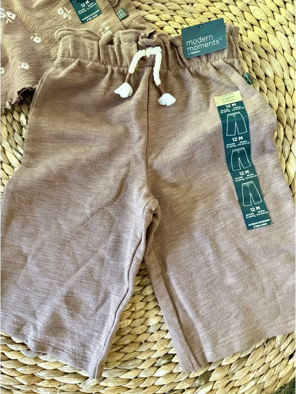 Modern Moments Floral Set Sz 12 Months NWT